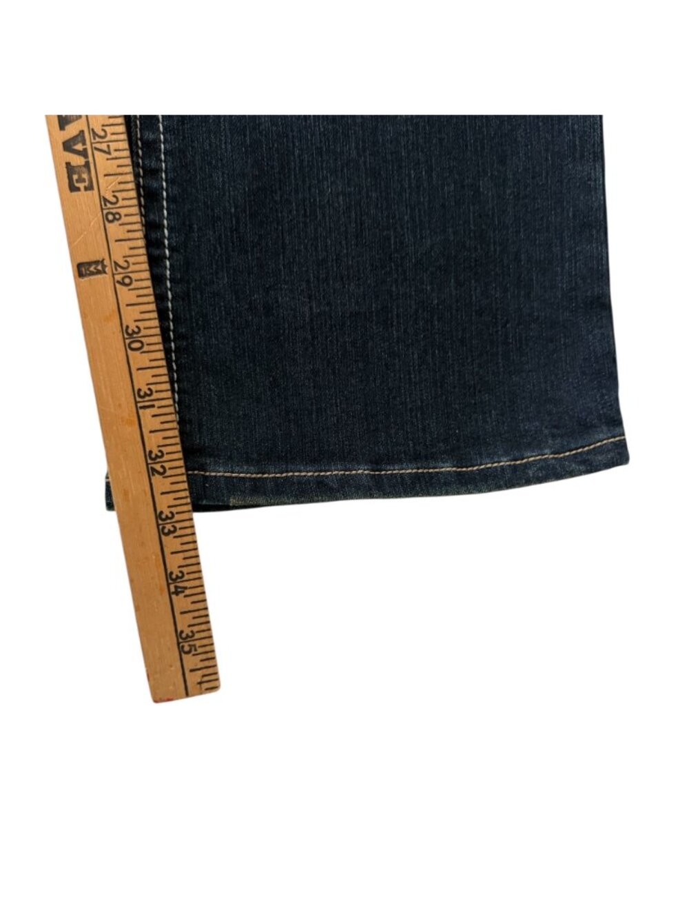 Grace In LA Jeans Womens 14 36 x 33 Blue Gold Embellished Stone Wash NWT Embroid - Picture 15 of 16